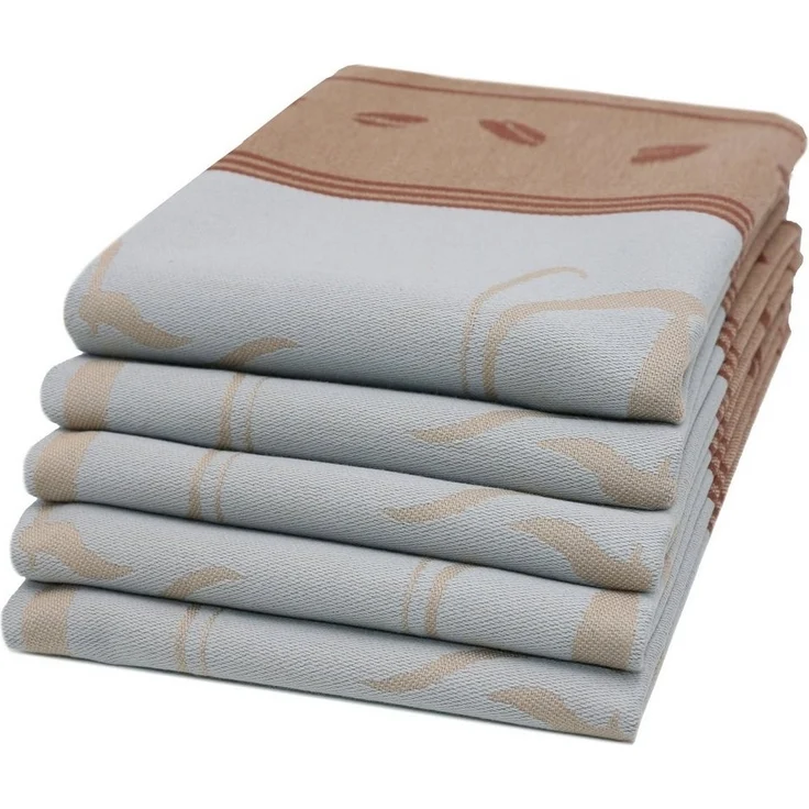 ZOLLNER Geschirrtuch, (Spar-Set, 5-tlg), 50 x 70 cm, 100% Baumwolle, vom Hotelwäschespezialisten – Bild 5
