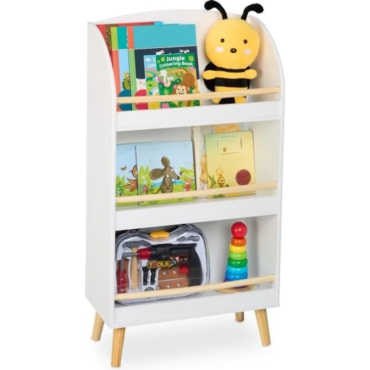 Bücherregal Kinder mit 3 Fächern 10050158