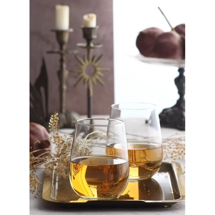 Hermia Concept 'LV-GAI365F' Gläser-Set (6-teilig), Transparent, 7 x 7 x 11,1 cm, 475 ml