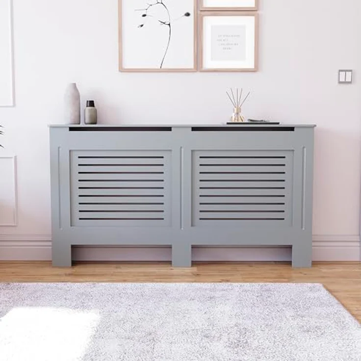 Vida Designs Kommoden & Sideboards, Mitteldichte Holzfaserplatte, Grau, Groß – Bild 5
