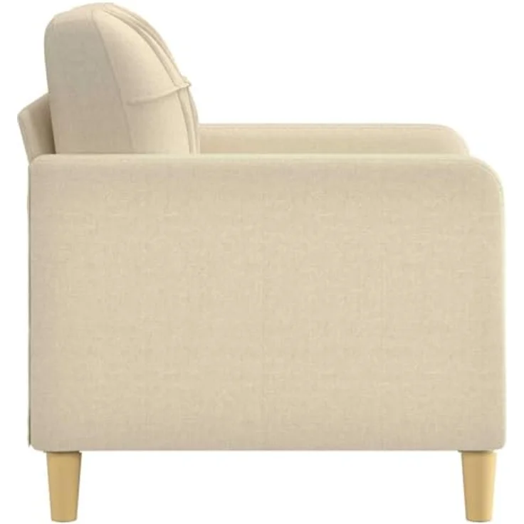 vidaXL Sofasessel Creme 60 cm Stoff 359077 – Bild 8