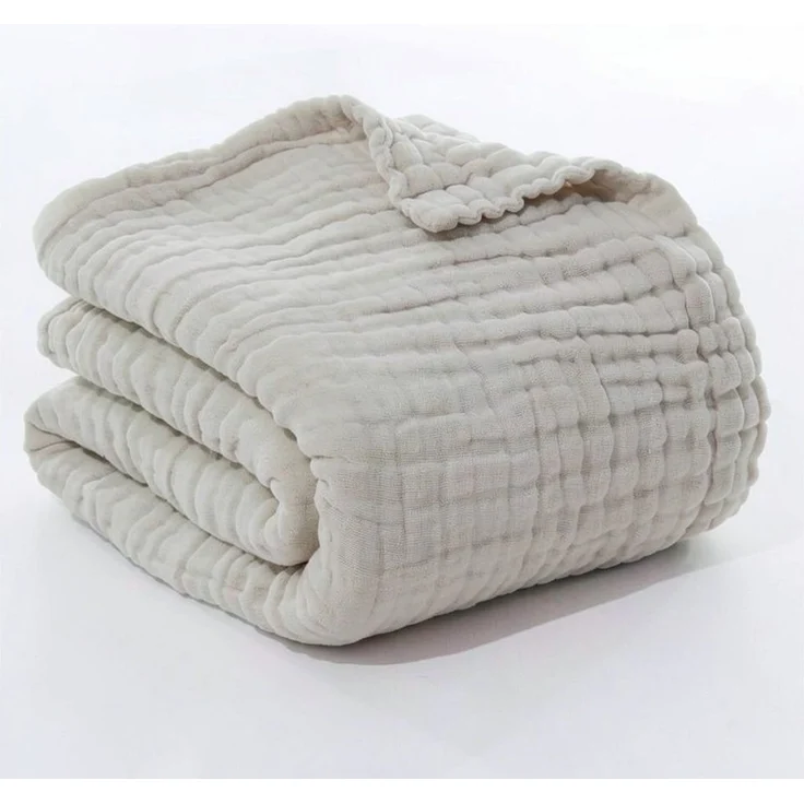Wohndecke Musselin Decke, JASLIFE, Sommerdecke,100% Baumwolle – Bild 1