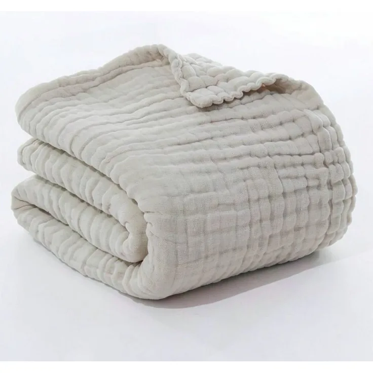 Wohndecke Musselin Decke, JASLIFE, Sommerdecke,100% Baumwolle
