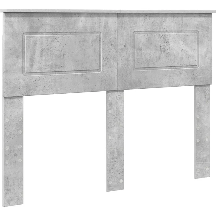 vidaXL Kopfteil Beton Grau Holzwerkstoff 90 x 138 x 3 cm – Bild 2