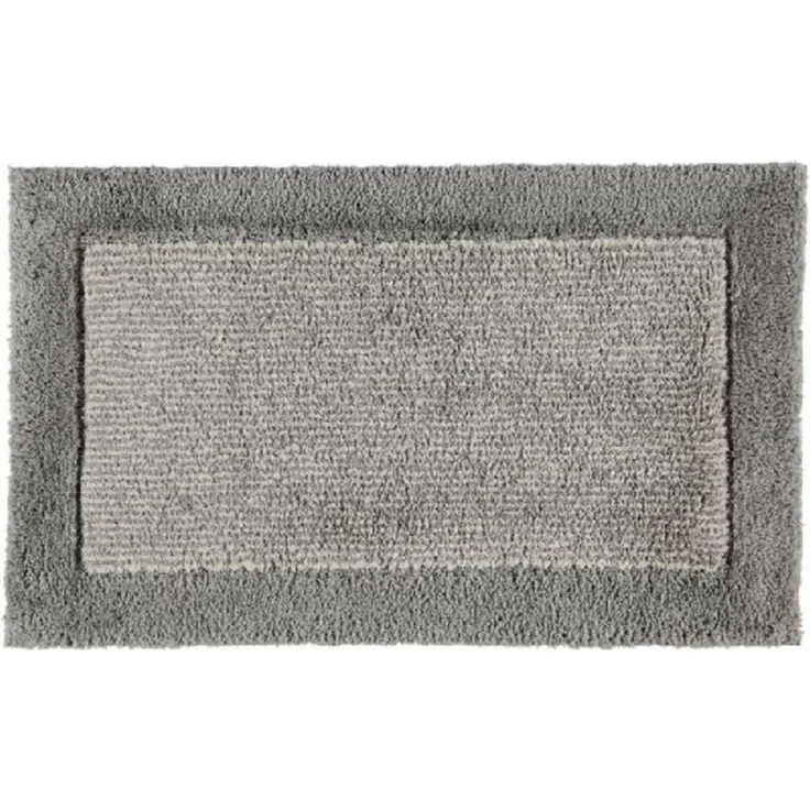 Cawö Badematte Badteppich Two-Tone Platin (70x120cm) – Bild 4