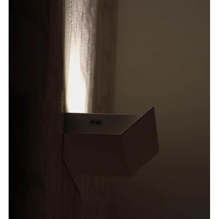 LED Wandleuchte, verzinkt, IP44, weiß, Länge 21 cm – Bild 7