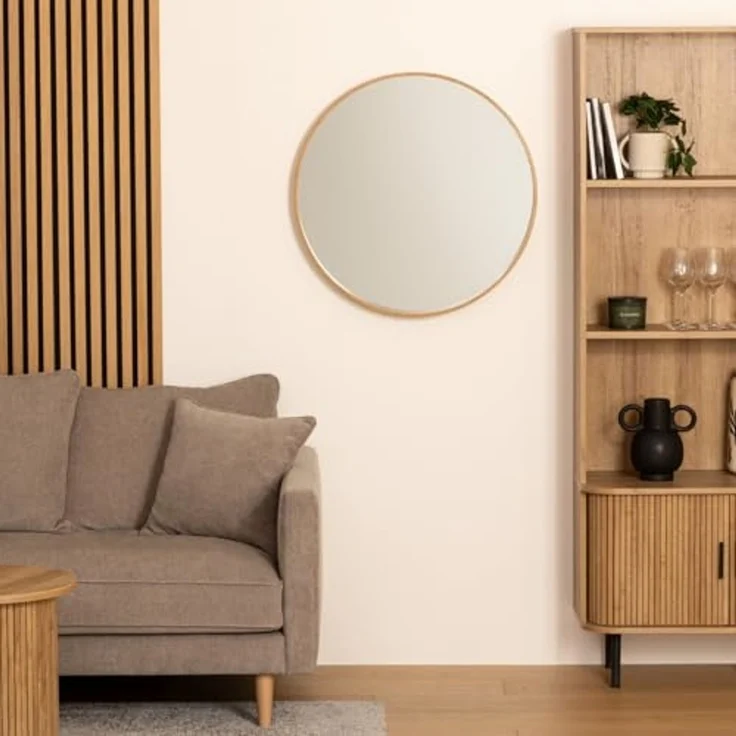 Atmosphera Créateur d'intérieur Wandspiegel Runder Spiegel WILD, Ø 68 cm – Bild 3