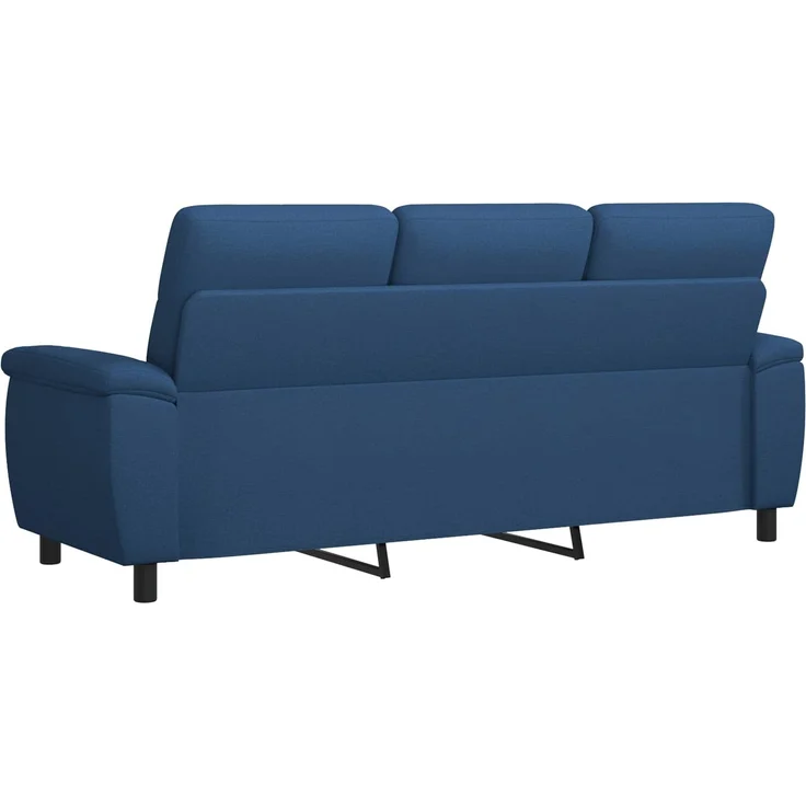 vidaXL Sofa Blau 214 x 90 x 95 cm Stoff 42040972 – Bild 5