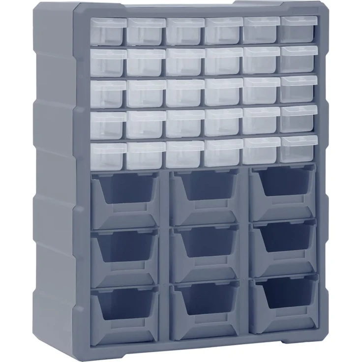 vidaXL Multi-Schubladen-Organizer mit 39 Schubladen 38x16x47 cm 149604 – Bild 1
