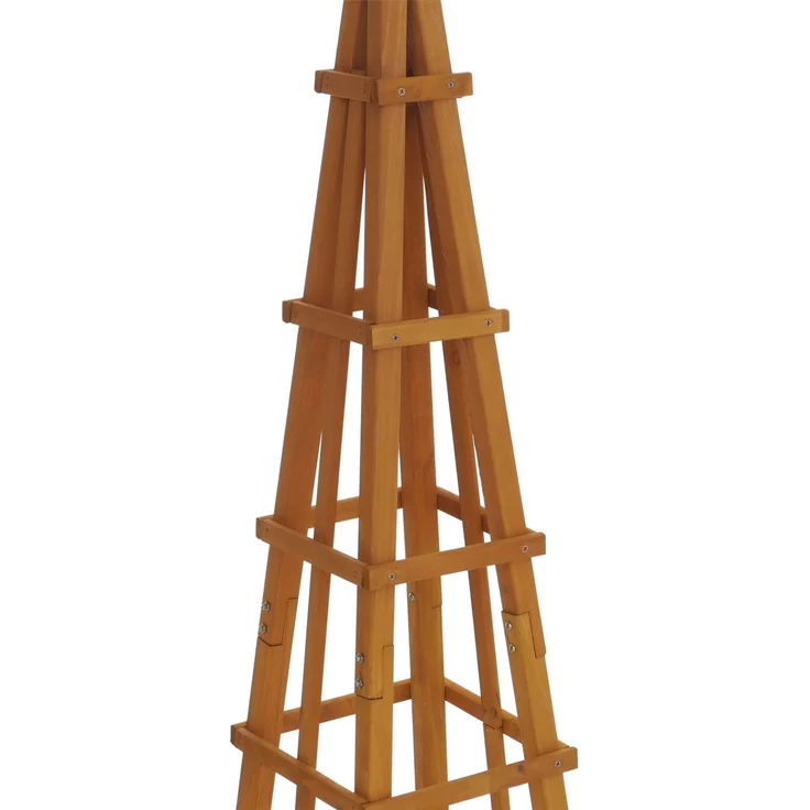 Rankgitter HWC-Q19, Pflanzgitter Klettergitter Rankhilfe Spalier Holz FSC®-zertifiziert 148x33x33cm ~ natur – Bild 6