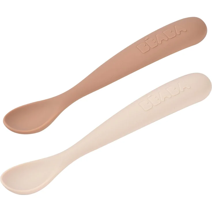 Béaba Set von 2 Silikonlöffel Altersstufe 1 – Duo – Bild 1