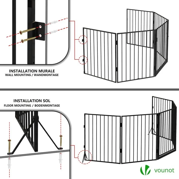 VOUNOT Rasenkante verzinkt Metall 20m, verzinkt Beeteinfassung Beetumrandung Mähkante, Länge 100cm Höhe 18cm, 20 Stück – Bild 7