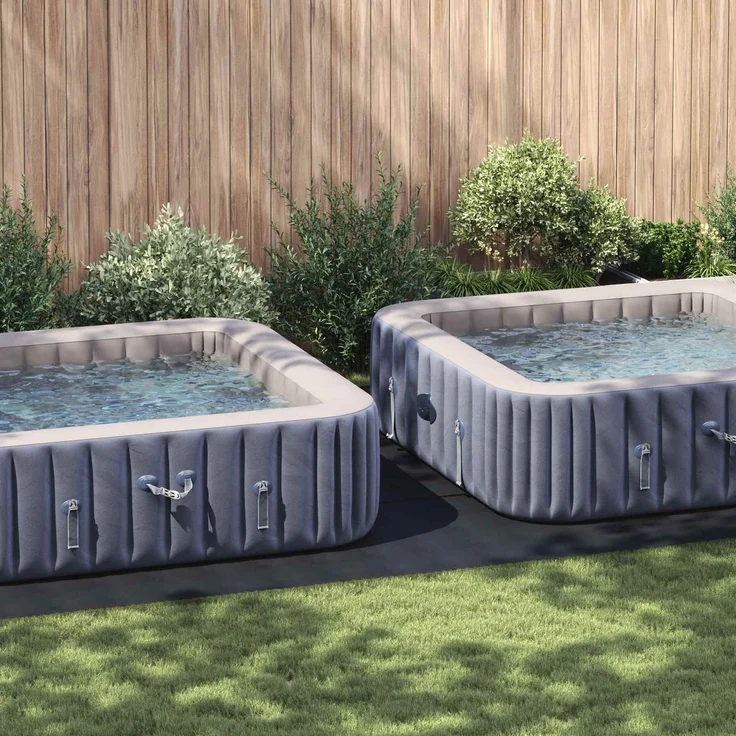 vidaXL Bodenfolie für Pools 750 x 372 x 0,1 cm Rechteckig Vliesstoff 42009126 – Bild 1
