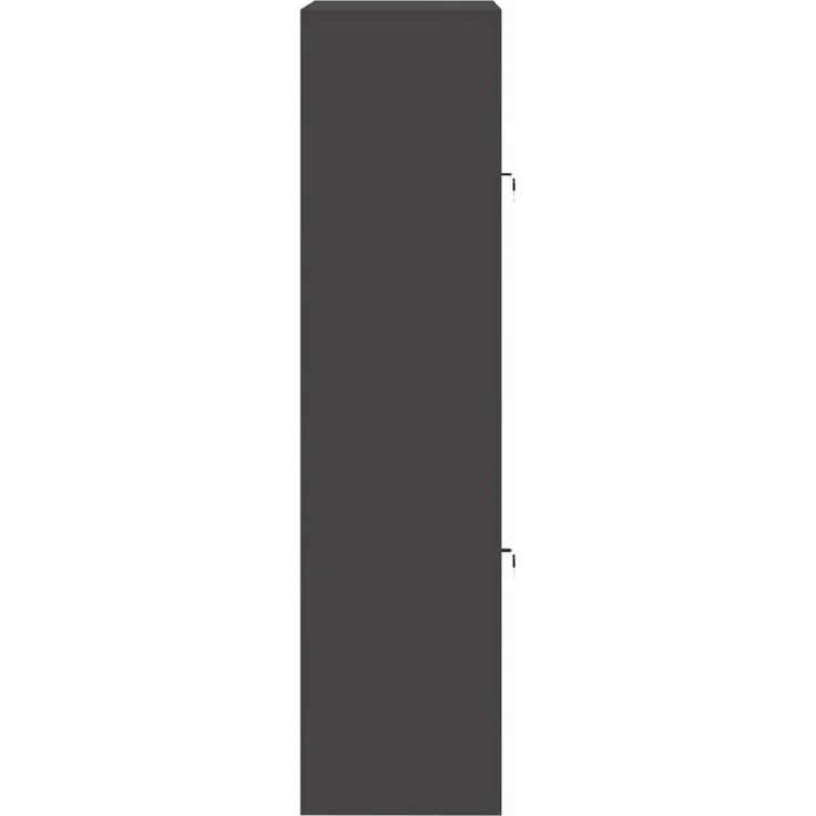 vidaXL Aufbewahrungsschrank 2 stk. Schwarz 80 x 40 x 160 cm Stahl 3438729 – Bild 9