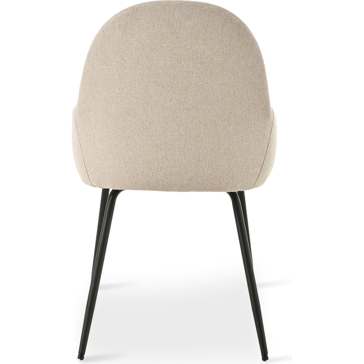 GOEURVANT 1438 Esszimmerstühle 2er-Set mit Armlehnen, Webstoff - Beige – Bild 8