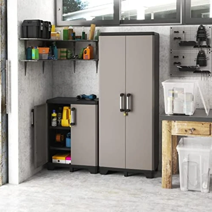 Keter Kunststoffschrank Pro hoch 68 x 39 x 173 cm – Bild 2