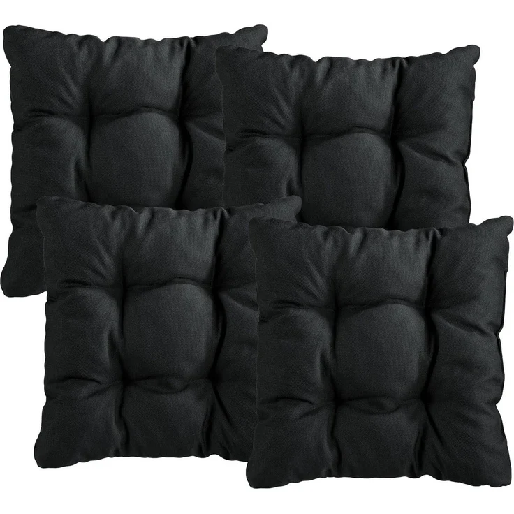 XDREAM Stuhlkissen Sitzkissen Set (2er & 4er) für Stühle und Bänke, robuste Polsterauflage für indoor und outdoor, 38x38x6 cm – Bild 5