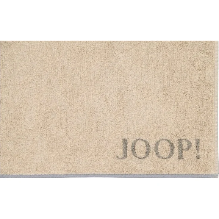 JOOP! Badematte - Badvorleger, Wendeoptik, Baumwolle Beige 50x80cm – Bild 3