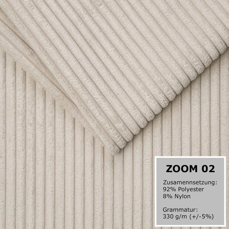 Polsterbett VELUNO 90 x 200 cmmit Matratze und Bettkasten. Farbe: Beige Matratzenhärte: H4 - Hart – Bild 3
