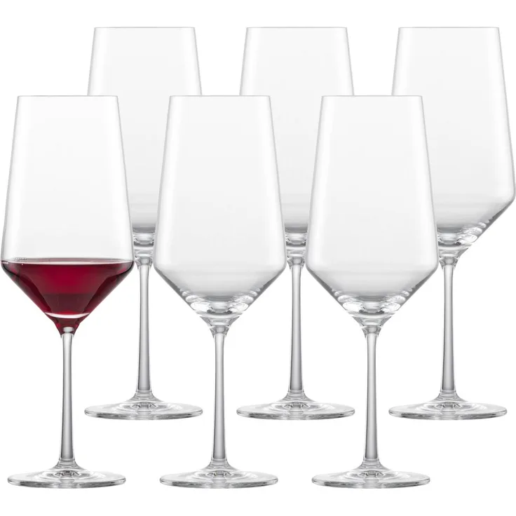 Zwiesel Glas PURE Bordeaux Rotweinglas 6er Set