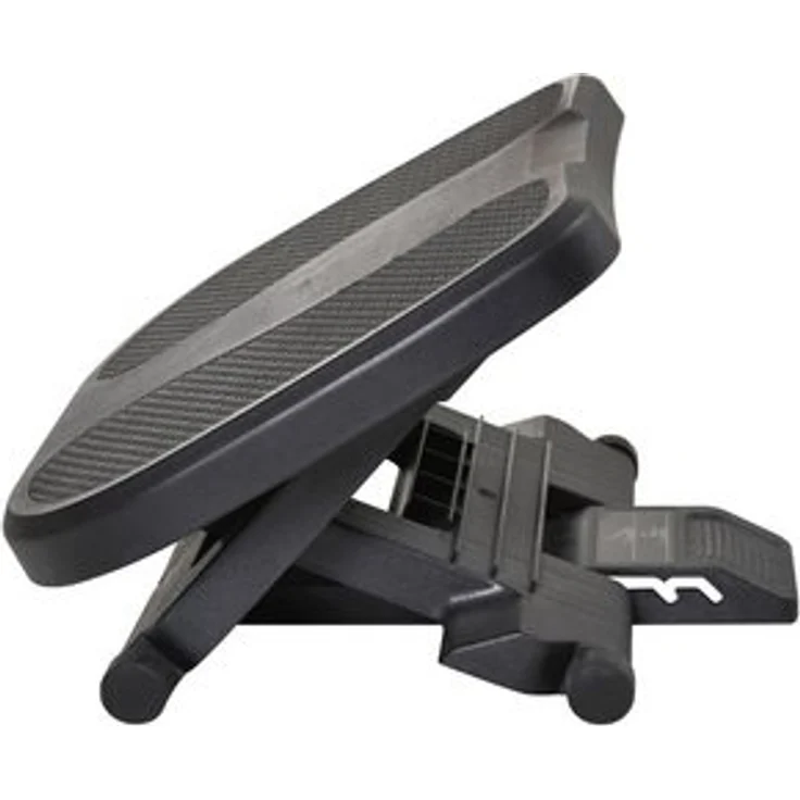 HOMCOM Fußhocker 3 Höhen Verstellbare Fußstütze (Fußbank, 1 St, Fußablage), Schwarz 45 x 34 x 10-16,5 cm – Bild 6