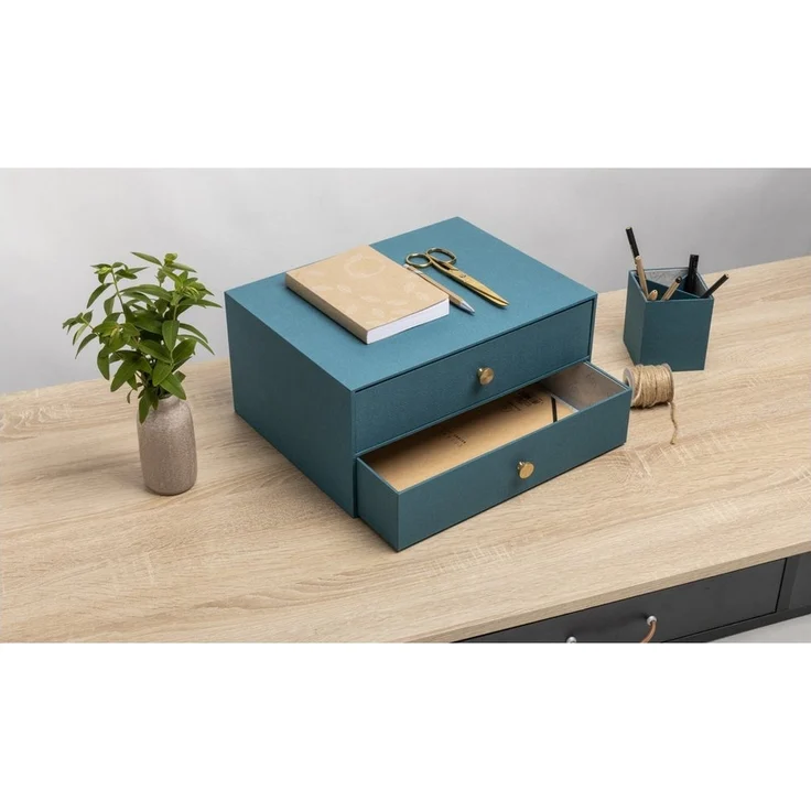 Exacompta Schubladenbox Office by me 30603E 2 Schübe A4 Maxi pastellbl – Bild 2