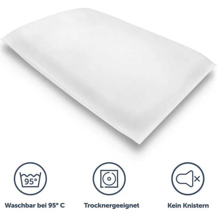 Blumtal Bettbezug Milbenbezug Allergiker Bettbezug oder Kopfkissenbezug- Milben Encasing, (1 St), bestehend aus dem High-Tech Spezialgewebe Evolon – Bild 2