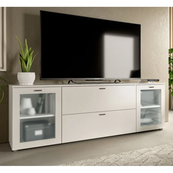 TV-Lowboard Dante in weiß 180 cm – Bild 5