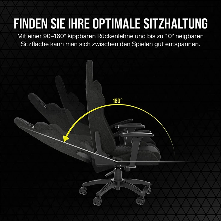 Corsair TC100 RELAXED - Gaming-Sessel - ergonomisch – Bild 8