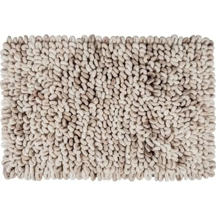 WENKO LERICI Badteppich 60 x 90 cm, Grau – Bild 1
