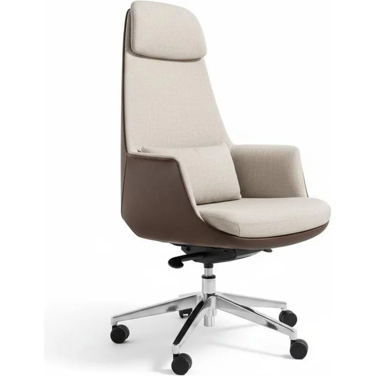 JVmoebel Eckschreibtisch Exklusives Büroensemble mit Chefschreibtisch, Büroschrank und Sessel, Made in Europa – Bild 4