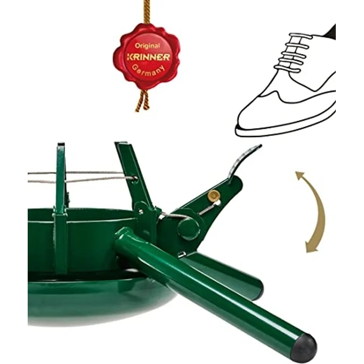 Krinner Christbaumständer KRINNER Montana Stahl (1-tlg), Original-Rundum-Einseil-Technik – Bild 6