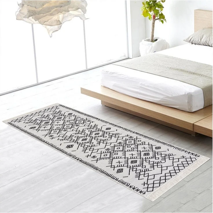 Jimri Teppich Kelim Teppich Wohnzimmer Schlafzimmer Küche, Badezimmer Läufer Flur, Läufer, Wendeteppich – Bild 3