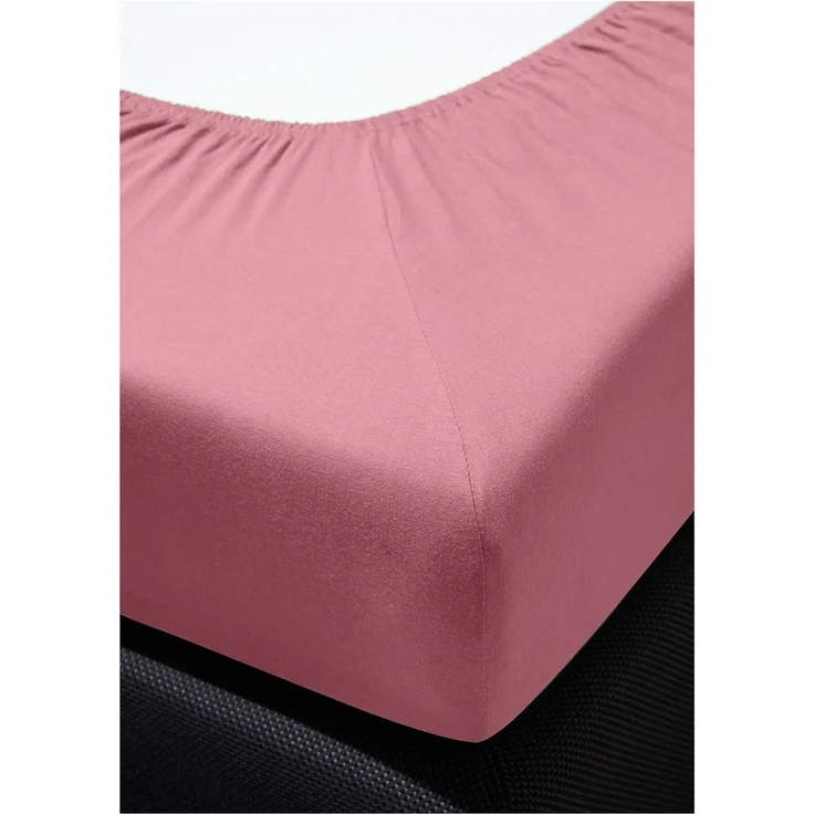 Irisette Frottier-Stretch Betttuch Orion 0009 fraise 150x200 cm 9-61 fraise – Bild 4