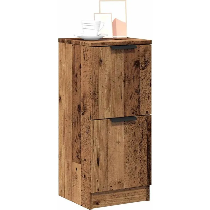 vidaXL Sideboard Altholz-Optik 30x30x70 cm Holzwerkstoff 856959