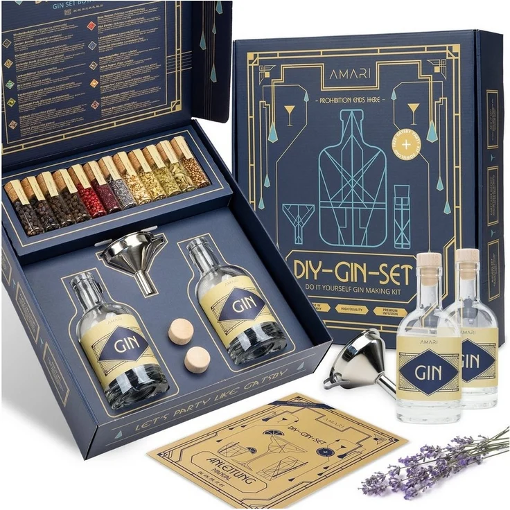 Amari Geschenkbox AMARI® DIY Gin Set - zum Selber machen, Geschenkset inkl. Botanicals – Bild 5