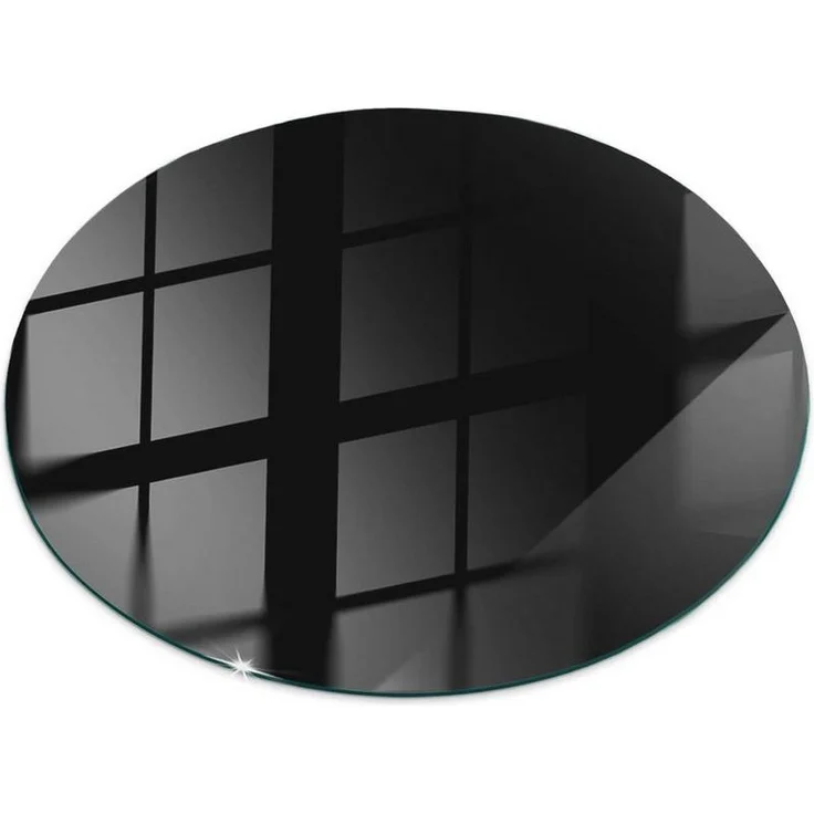 Tulup Tischplatte Glasplatte für Couchtisch Glatte schwarze Farbe Couchtisch Glasplatte – Bild 1