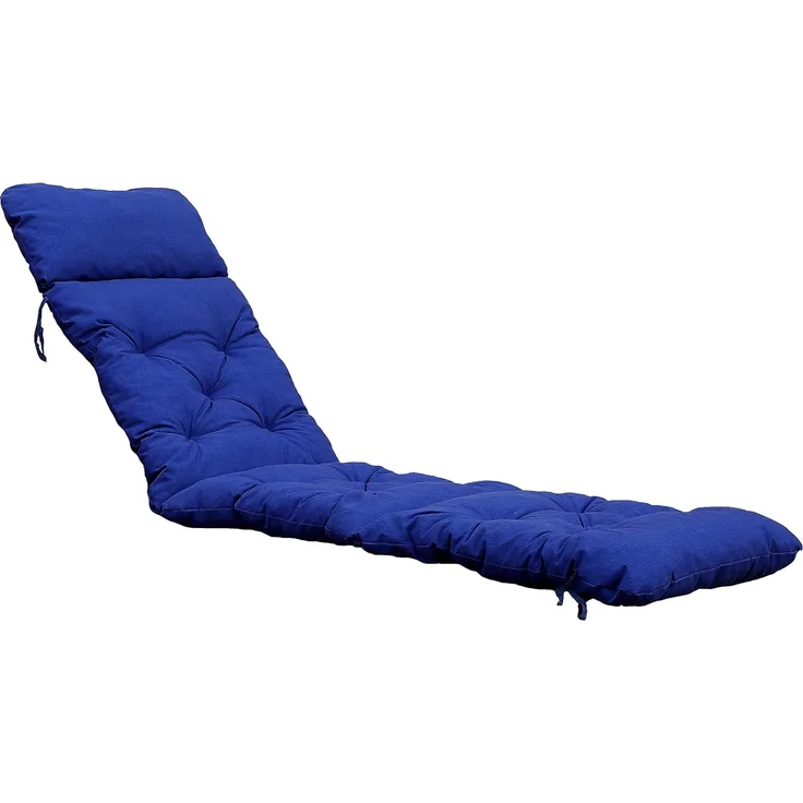 Chicreat Auflage für Sonnenliege, 195x49 cm, Blau – Bild 1