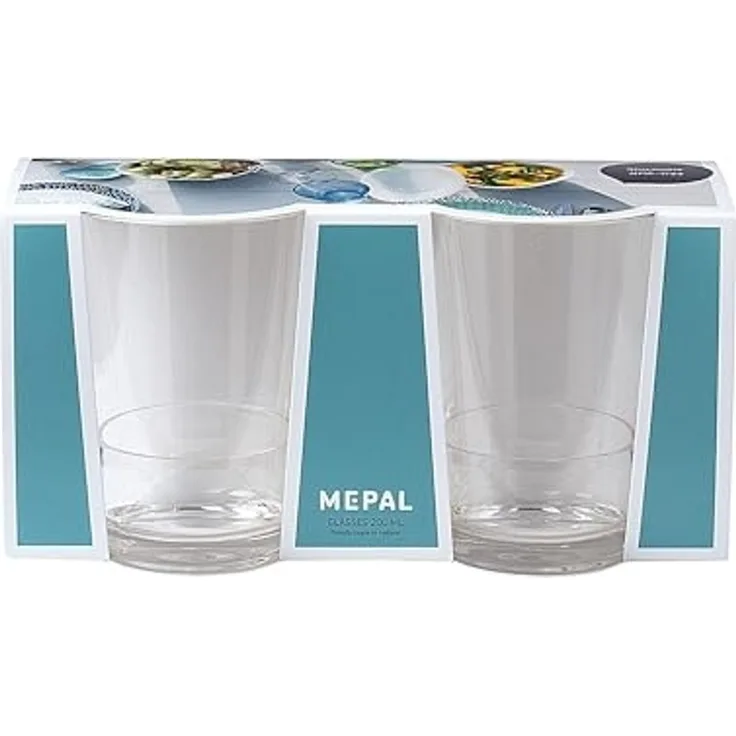 Mepal set glas flow 200 ml 2 stück 106081253100