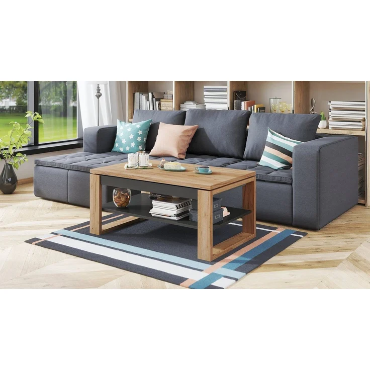 designimpex Couchtisch Design Multifunktionstisch Nuo Arbeitstisch Tisch Ablage Esstisch – Bild 5