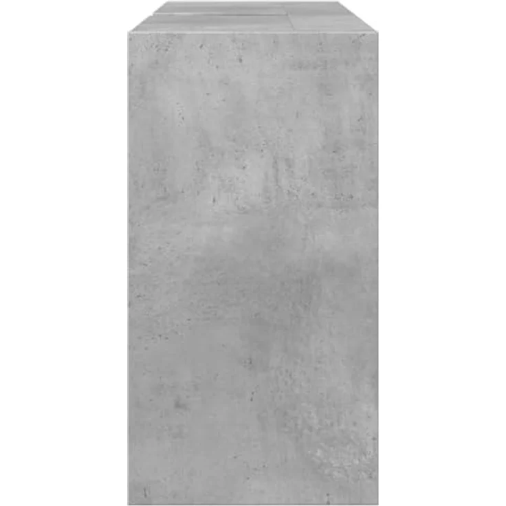 vidaXL Waschbeckenunterschrank Betongrau 90x29x55 cm Holzwerkstoff 848125 – Bild 8