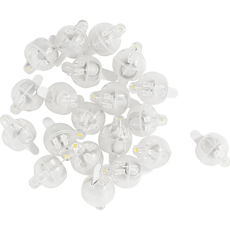 VBS LED-Leuchtmittel Mini-LED Leuchtkugeln, 20 Stk.