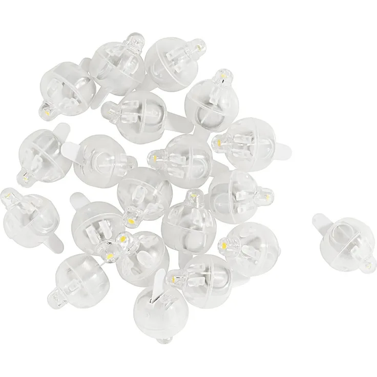 VBS LED-Leuchtmittel Mini-LED Leuchtkugeln, 20 Stk.