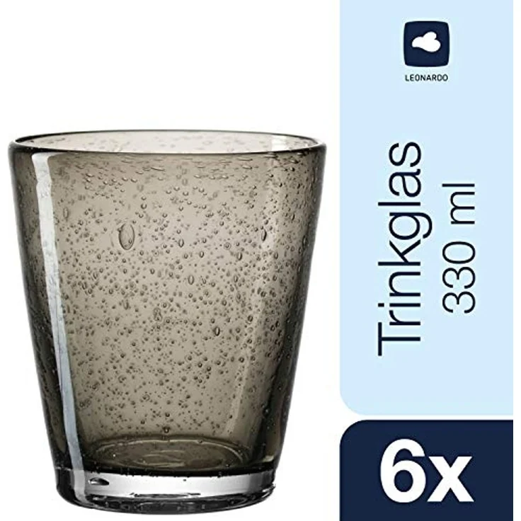 LEONARDO Gläser-Set BURANO, 6-tlg, Glas, 330 ml, 6-teilig – Bild 2