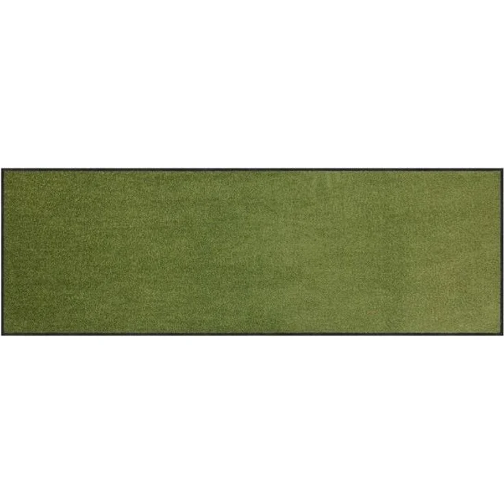 Salonloewe Läufer Teppichläufer 60x180 Uni Salbei grün, Läufer groß, Höhe: 600 mm – Bild 1