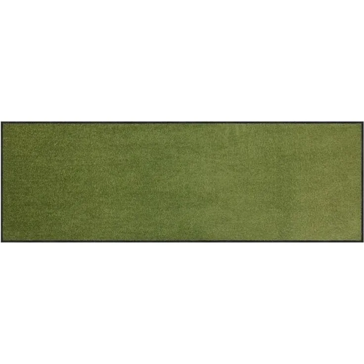 Salonloewe Läufer Teppichläufer 60x180 Uni Salbei grün, Läufer groß, Höhe: 600 mm