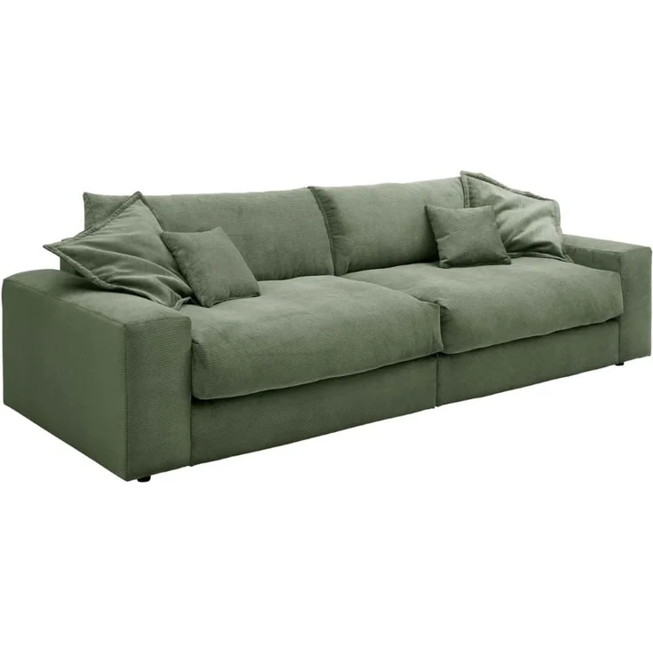 Big Sofa Kamil von ED Exciting Design im Fjord Cordbezug mit optionalem Hocker – Bild 4