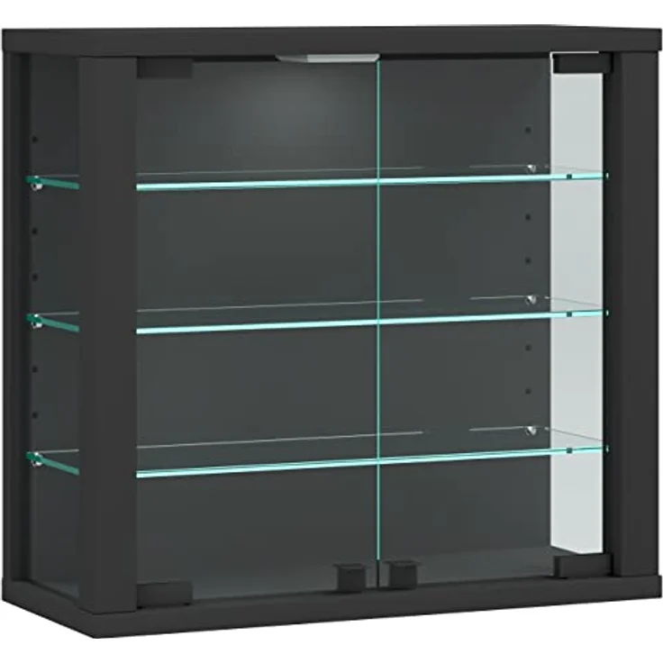 VCM Wandvitrine Vitrosa 919073 Anthrazit H. 40 x B. 43 x T. 18 cm – Bild 5