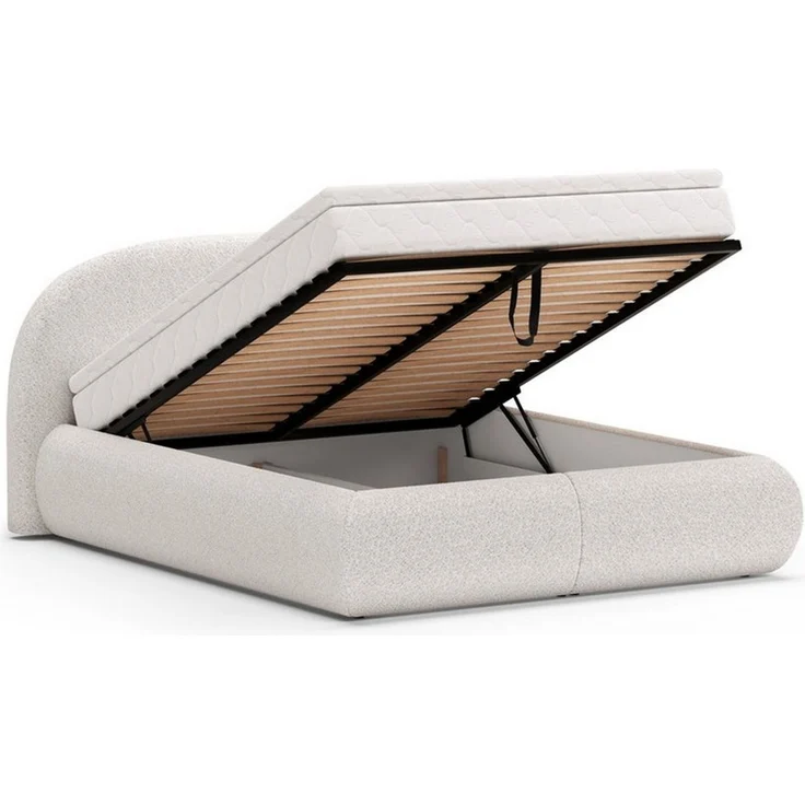 Beautysofa Polsterbett mit Bettkasten und Rahmen MOTTI, 140, 160 oder 180cm, mit oder ohne Matratze – Bild 3