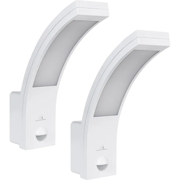 Maclean LED Außen-Wandleuchte MCE244, LED fest integriert, Neutralweiß, Bewegungssensor, LED Neutralweiß